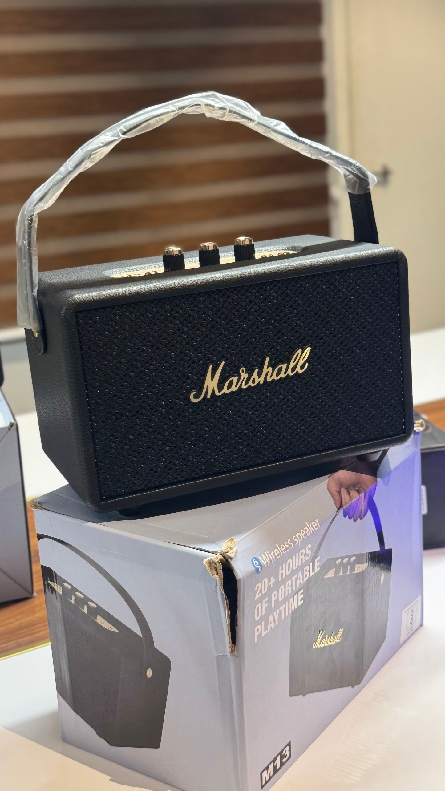 ￼ Marshall Bluetooth speaker